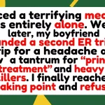 Girlfriend Refuses Second ER Visit After Boyfriend Demands “Princess Treatment” and Heavy Painkillers