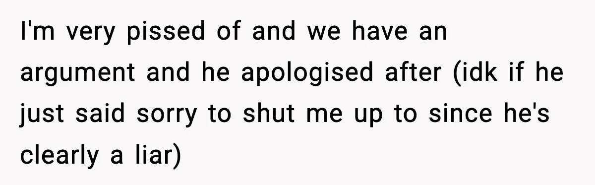 Friend Lied To Get Him On A Bachelor Trip, Then Asked Him To Pay The Bill I'm very pissed of and we have an argument and he apologised after (idk if he just said sorry to shut me up to since he's clearly a liar)