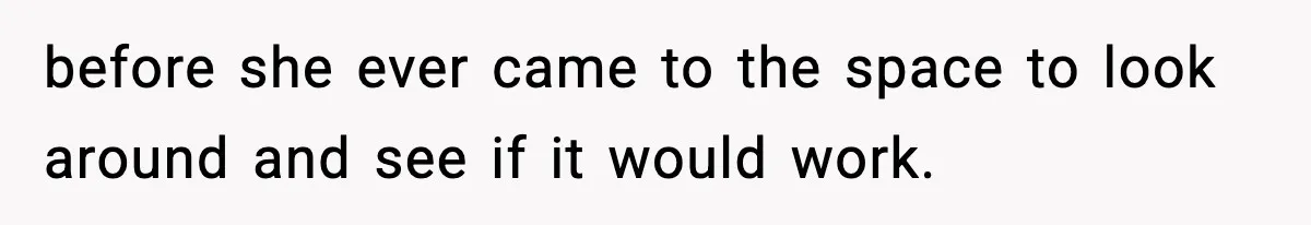 Sister Buys a Crib for Her Mom’s House, Then Demands Her Brother Sacrifice His Only Private Space before she ever came to the space to look around and see if it would work.