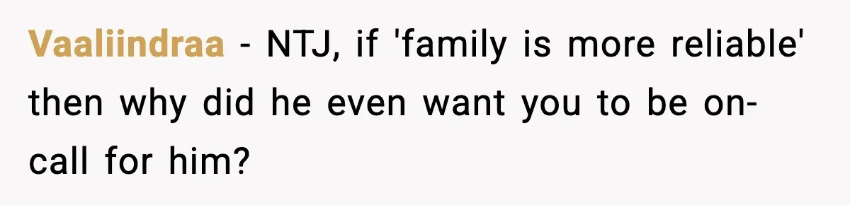 Woman Stops Being Her Boyfriend’s Emergency Contact After He Secretly Replaces Her With Family Vaaliindraa − NTJ, if 'family is more reliable' then why did he even want you to be on-call for him?