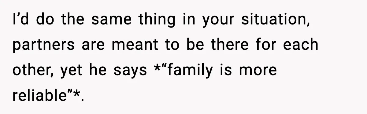 Woman Stops Being Her Boyfriend’s Emergency Contact After He Secretly Replaces Her With Family I’d do the same thing in your situation, partners are meant to be there for each other, yet he says *“family is more reliable”*.