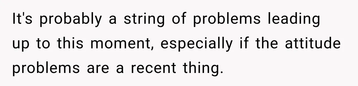 Coworker Sends Unapproved AI Designs, Gets Fired, Director Wonders If She’s The Jerk It's probably a string of problems leading up to this moment, especially if the attitude problems are a recent thing.
