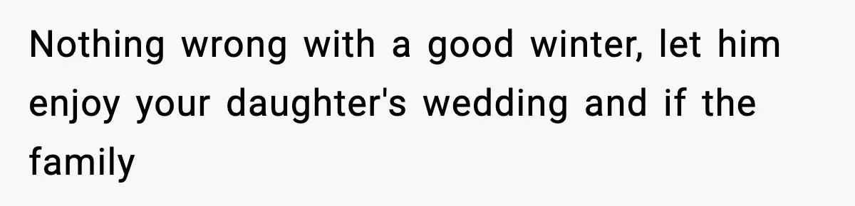 Couple Refuses To Fund In-Laws’ Private Flights Twice, Sparks Family Drama Ahead Of Daughter’s Wedding Nothing wrong with a good winter, let him enjoy your daughter's wedding and if the family