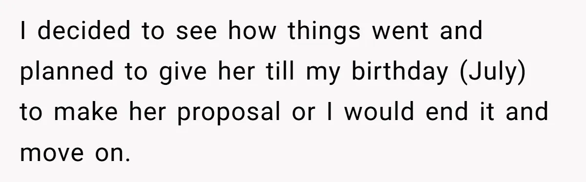 She Returned His Engagement Ring Because The Hotel Wasn’t Romantic Enough, He Wonders If Love Really Matters I decided to see how things went and planned to give her till my birthday (July) to make her proposal or I would end it and move on.