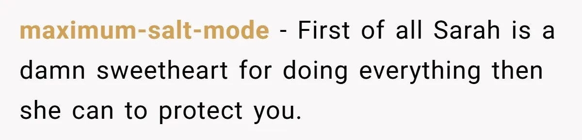 Woman Discovers Internet Has Picked Her As “The Ugly Friend,” Starts Breaking Her Confidence maximum-salt-mode − First of all Sarah is a damn sweetheart for doing everything then she can to protect you.